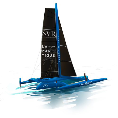 Illustration du trimaran SVR-Lazartigue Illustration trimaran