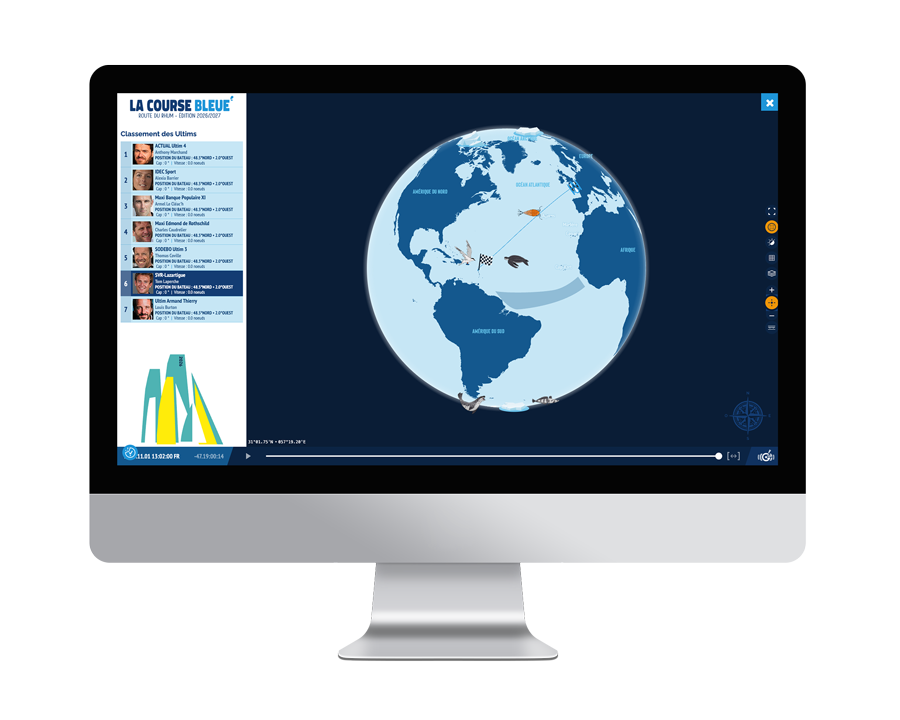 Carte interactive - Route du Rhum 2026 carte interactive de la route du rhum